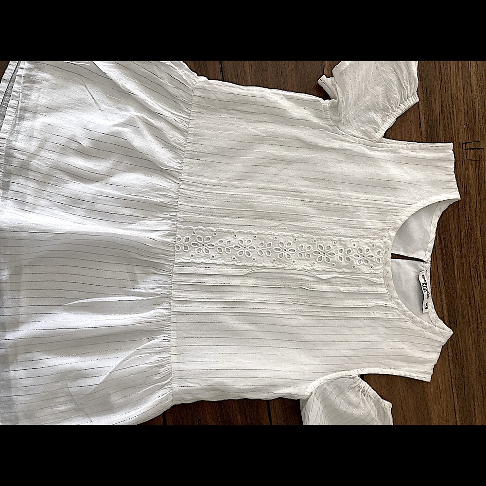 White Abercrombie Kids Blouse